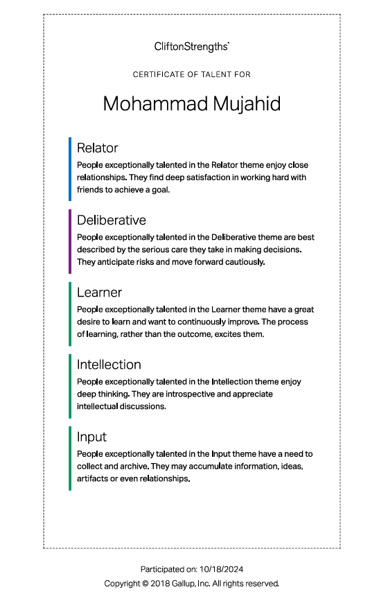 Professional Assessment and Documentation Record